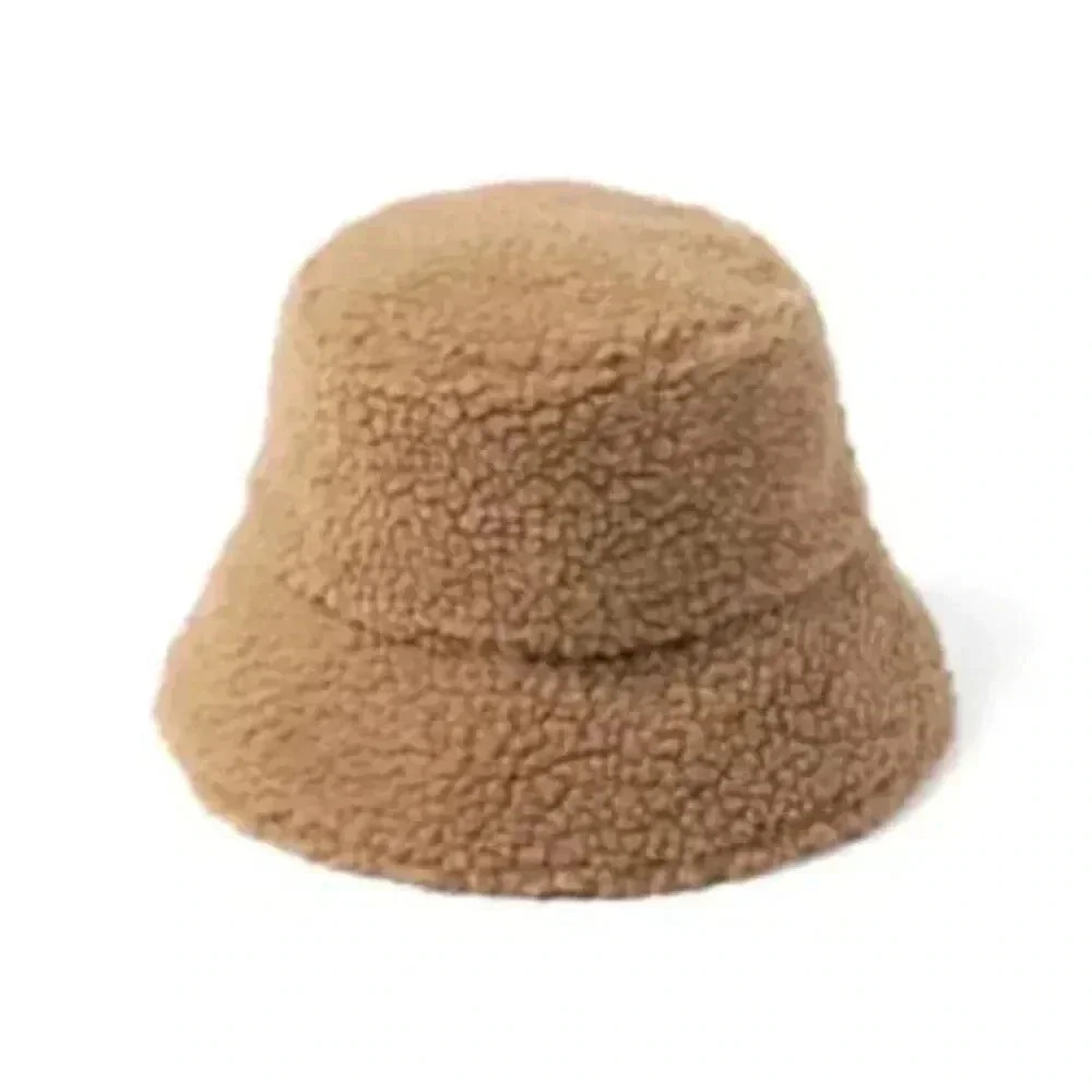 NWT Lack of Color Camel Teddy Kids' Bucket Hat Size 53cm
